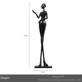 Hotel Lobby Large Figure Floor Ornaments Sales Office Model Room Window Abstract Art Soft Decoration Sculpture