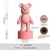Bear Landing Figurine Decoration Resin Material Ornaments Sculpture Beside The TV Cabinet in The Living Room Festival Gift
