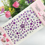 AOOKMIYA New Stickers On The Face Rhinestone Makeup Bright Face Art Sticker Children's Temporary Tattoo Rhinestone For Strasse Makeup