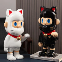 AOOKMIYA ART+ Creative Gifts Chaoplay Bob boyfriend cartoon doll piggy bank boyfriend creative decorations living room porch home decoration gift