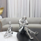 Creative Modern Figurines Miniature Nordic Aesthetic Luxury Office Accessories Funny Ornaments Desk Sculptures Home Decor