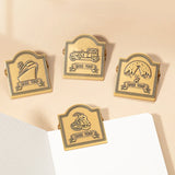 AOOKMIYA POTENTATE Brass Palette Fixing Clip Outing Sketching Paint Box Hand Account Clip Metal Bill Clip Travel Painting Art Supplies