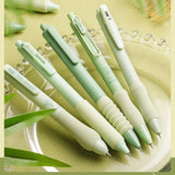 50pcs Cute Green Gel Pens Set Coffee Gel Pens for Writing Large Capacity Pen Wholesale School Stationery Supplies Back To School