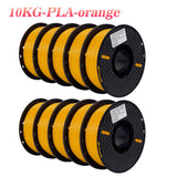 KINGROON 22LBS PETG or PLA filament 3D Printer Filament 10 Rolls 1KG 1.75MM Eco-Friendly Good Toughness Mix Color Free Shipping