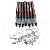 Rotring Tikky Graphic Fineliner Pigma Micron Fine Pens Smooth Ink Drawing Pen Sketch Fine Liner Pens Art School Supplies