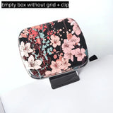 Empty Watercolor Palette Mini Travel Paint Box Metal Watercolor Paint Packing Box Going Out Sketching Painting Art Supplies