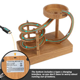 Kinetic Art Perpetual Motion Machine Ornament Desk Non Stop Rolling Ball Toy Science Physics Gadget Desktop Decoration