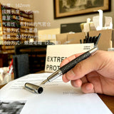 Benovel Ebony Hammered Wood Hand Carved Fountain Pen Schmidt Nib Office Business Writing Stationery Gifts