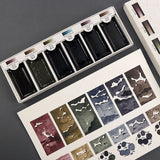 AOOKMIYA Japan MOYUNTANG Solid Watercolour 6 Colors Set Ink Painting Ink Nail Watercolour Large Plate Drawing Acuarelas Art Supplies