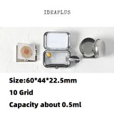 AOOKMIYA Travel Watercolour Paint Set - Mini Portable Paint Box with Watercolour Paint Dispenser 10 Grids Watercolor Palette  AOOKMIYA.COM