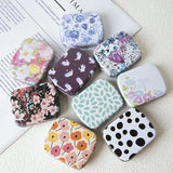 Empty Watercolor Palette Mini Travel Paint Box Metal Watercolor Paint Packing Box Going Out Sketching Painting Art Supplies