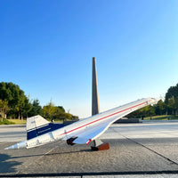 AOOKMIYA ART+ Creative Gifts IN stock 2083 pieces of MOC10318 Concorde aircraft large creative decoration puzzle ornaments, boys' birthday holiday gifts