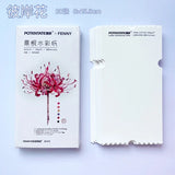 AOOKMIYA POTENTATE Card Watercolor Paper 300g Cotton Pulp Fine Lines Portable Ticket Stub Bookmark Painting Paper Travel Art Supplies