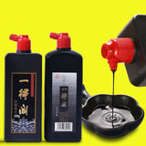 AOOKMIYA Yidege Professional Chinese Sumi Refined Ink Black Liquid Traditional Calligraphy Brush Painting 100g/250g/500g Writing Drawing