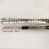 AOOKMIYA Small Utility Knife 0439C Paper Cutter Carving Open Carton Paper Cutter Multifunctional Portable Mini Metal Knife Stationery