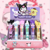 Sanrio Kuromi Ballpoint Pen 36pcs 10-Color Marker  Hello Kitty 0.7mm School Stationery Graffiti Painting Writing Instrument