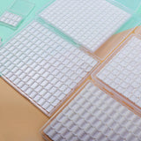 AOOKMIYA Empty Watercolor Paint Packaging Box 0.5/1/2ML Watercolor Grid Plastic Box Paint Tray Storage Box Painting Art Supplies