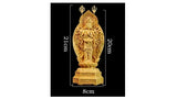 High Quality 20cm Boxwood Thousand-Hand Guanyin Carving  Sculpture Home Decor