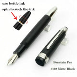 Limited Edition Msk-163 Ultra Matte Black MB Rollerball High Quality Gel Ballpoint Fountain Pens Office School Serial Number
