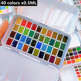 AOOKMIYA German Schmink Tundra/forest Series Watercolor Paint 0.5ml/1ml Acuarelas Set Layered Color Precipitation Color Art Supplies