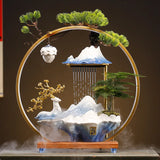 AOOKMIYA ART+ Creative Gifts Chinese water charm decoration creative circulating water home decoration desktop housewarming opening gift box