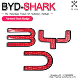 AOOKMIYA For BYD Shark 6 Front Badge Letter Sticker Logo Decorative Sticker 3D Sticker Cover Accessories Tools