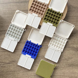 AOOKMIYA Portable Watercolor Palette Empty Collapsible Paint Box Student Travel Painting Sketching Paint Tray Artist's Art Supplies