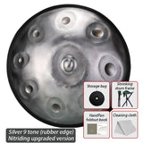 AOOKMIYA 9 Tone HandPan Drum Handmade 10 Note Tongue Drum Professional Handpan Adult Steel Tongue Drums Musical Instruments Percussion AOOKMIYA.COM