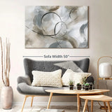 AOOKMIYA Allegro Canvas - 1 Panel Neutral Abstract Art Wall Decor - Printed Neutral Wall Painting Decor -Abstract Canvasy