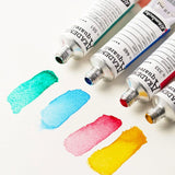 AOOKMIYA German Schmincke Academy Grade 15ml Tubular Watercolor Paint Illustration Acuarelas Student Art Supplies for Artist