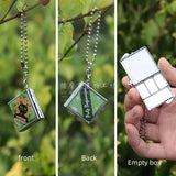 Mini Cat Pigment Box Pendant Watercolor Packaging Iron Box Portable Pigment Box Color Palette Hand Account Artifact