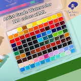 AOOKMIYA Rubens Artist Grade Full Color 110 Color Watercolor Paint 1ML Sub-packed Candy Macaron Beginner Watercolor Art Supplies