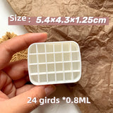 Empty 12-grid Mini Watercolor Box Portable Watercolor Palette Travel Painting Sketch Moisturizing Box Paint Box Art Supplies