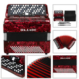 AOOKMIYA HK·LADE 69 Keys 96 Bass Accordion Bayan Accordion With Strap Bag Professional Keyboard Instrument For Performance/Teaching AOOKMIYA.COM