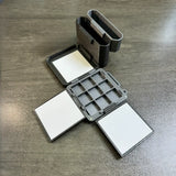 AOOKMIYA Portable Watercolor Palette 9/16/24 Grid Paint Box Washing Bucket Set 3D Printing Foldable Travel Painting Art Supplies