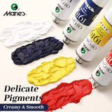 AOOKMIYA 50ml Marie's Oil Paints,Professional Oil Based Pigments Art Supplies for Craft Painting,Rich Colors,Gifts for Artist,Beginners