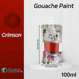 AOOKMIYA Marie's 1pc 100ml/3.38oz Gouache Paints,Rich Color,Highly Strong Coverage for Paper,Canvas,Wood Painting for Adults,Students