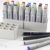 Marker Ink Alcohol-based Oily Marker with Refill Universal Pen Water Student Clothing Comic Design Special Marker Refill Ink