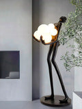 AOOKMIYA ART+ Creative Gifts Modern Humanoid Art Sculpture Creative Floor Lamp Home Exhibition Hall Hotel FRP Large Decorative Figure Ornaments