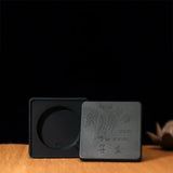 Natural Rough Stone Ribbed Inkstone for Beginners, Students, Grinding Ink Strips, Ink Cartridges, Calligraphy Supplies