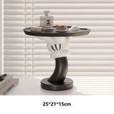 AOOKMIYA ART+ Creative Gifts Creative Mickey Tray Desktop Candy Storage Tray Container Resin Figurines Interior Entrance Key Home Office Table Decorations