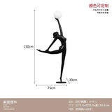 Hotel Lobby Large Figure Floor Ornaments Sales Office Model Room Window Abstract Art Soft Decoration Sculpture