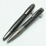 Tat Classique Metal Bussiness Carbon Fiber MB Ballpoint Rollerball Platinum-plated Clip Office Stationery Fountain Pen Gift