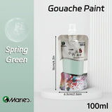 AOOKMIYA Marie's 1pc 100ml/3.38oz Gouache Paints,Rich Color,Highly Strong Coverage for Paper,Canvas,Wood Painting for Adults,Students