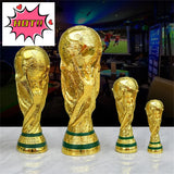 Golden Resin Football Trophy Champions Soccer Trophies Resin Ornament Football Fan Gift Home  Decoration Craft