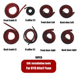 AOOKMIYA For BYD Atto3 /Yuan Plus / BYD Seal U/ Song Plus 2020-2025 Door Seal Sunroof Seal Wind Noise Reduction Kit