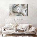 AOOKMIYA Allegro Canvas - 1 Panel Neutral Abstract Art Wall Decor - Printed Neutral Wall Painting Decor -Abstract Canvasy