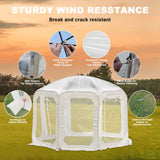 Outdoor Transparent Tent Portable Folding Camping Thickening Tent Starry Sky Bubble House Shade Winter Sunshine Wind/Waterproof