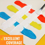 AOOKMIYA 1pc Marie's Titanium White Acrylic Paint, 100/300ml(3.38oz/10.1oz) for Rocks,Wood,Crafts,Painting,Wall,for Artist,Adults