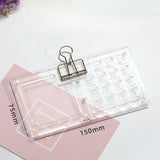 AOOKMIYA Acrylic Mini Watercolor Palette Empty 8/15 Grid Portable Paint Box Travel Painting Watercolor Packaging Paint Tray Art Supplies
